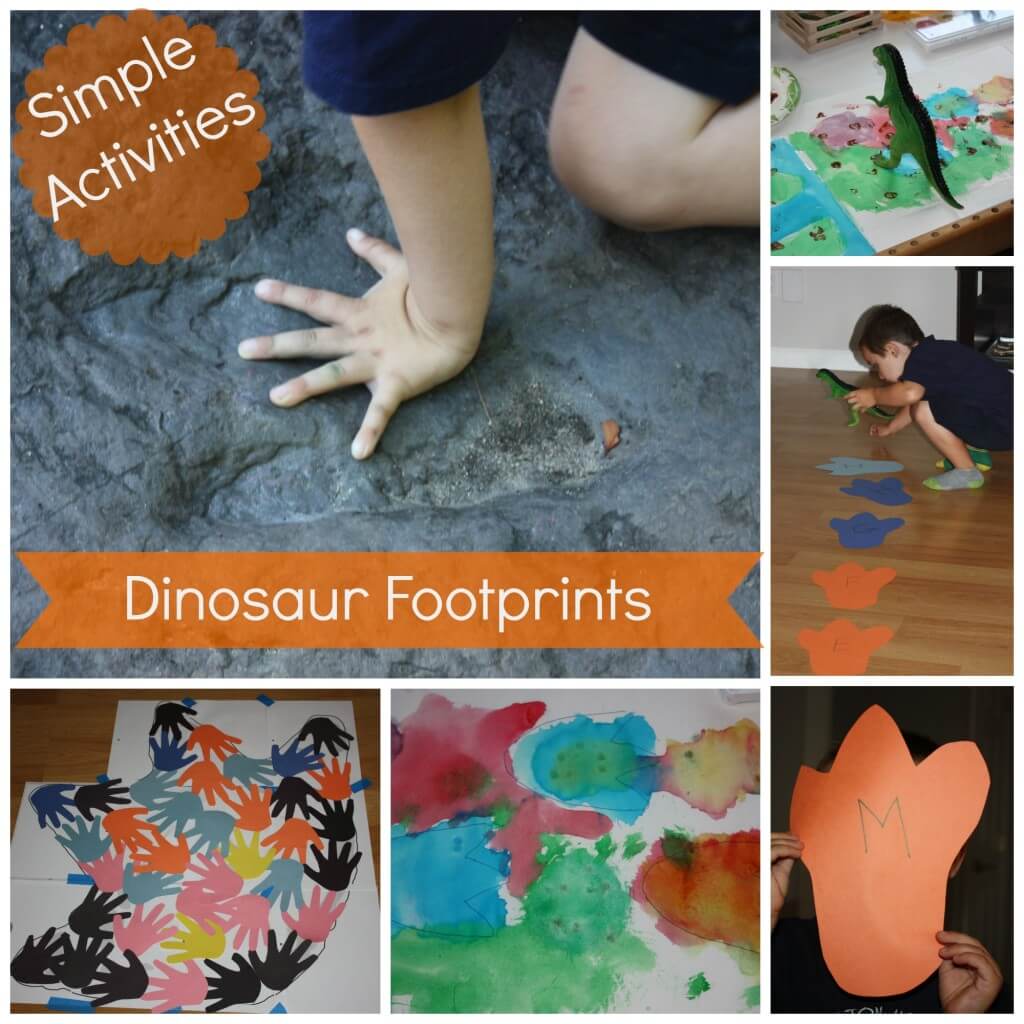 dinosaur footprints activities