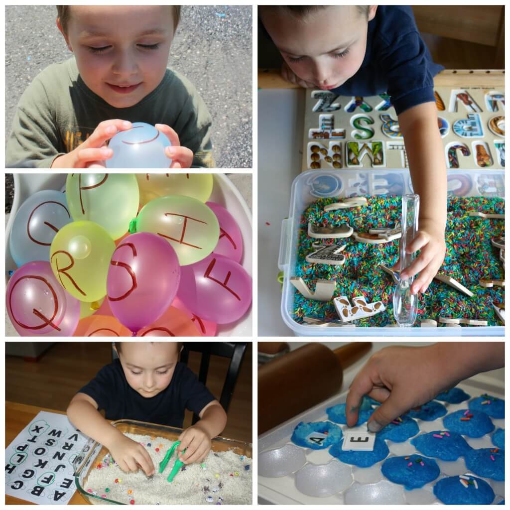 s is for sensory letter play