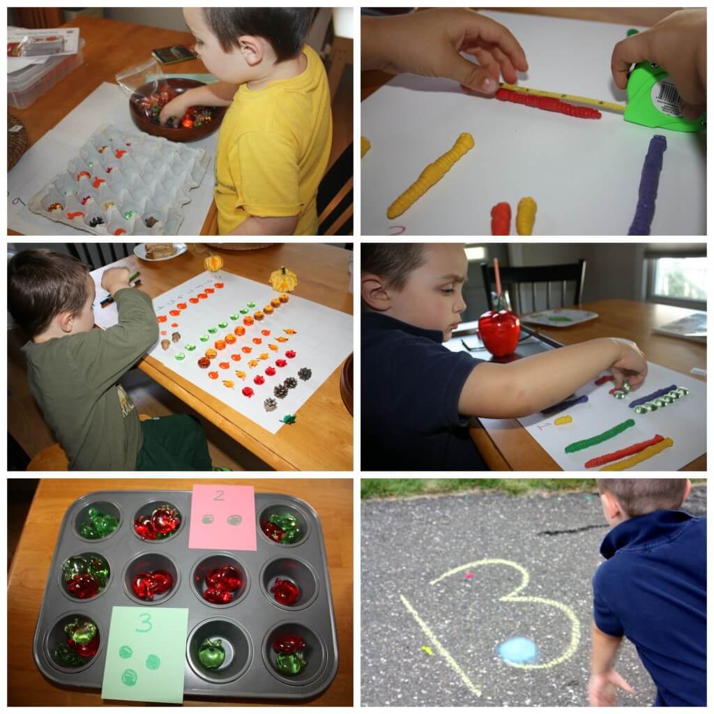 s is for sensory math play