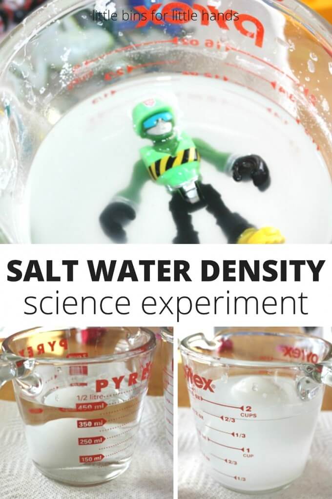 Salt Water Density Science Experiment Float an egg!