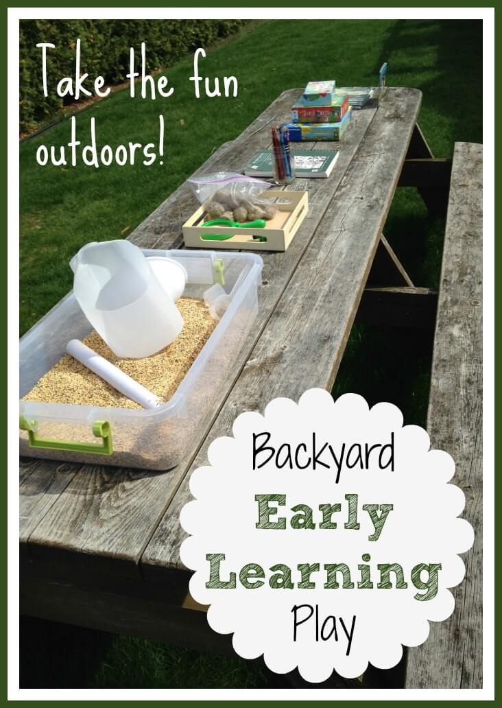 Outside Early Learning Play And Backyard Activities For Kids Little