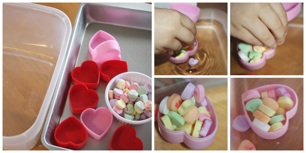 Candy Heart Sink The Boat Science Sensory Play