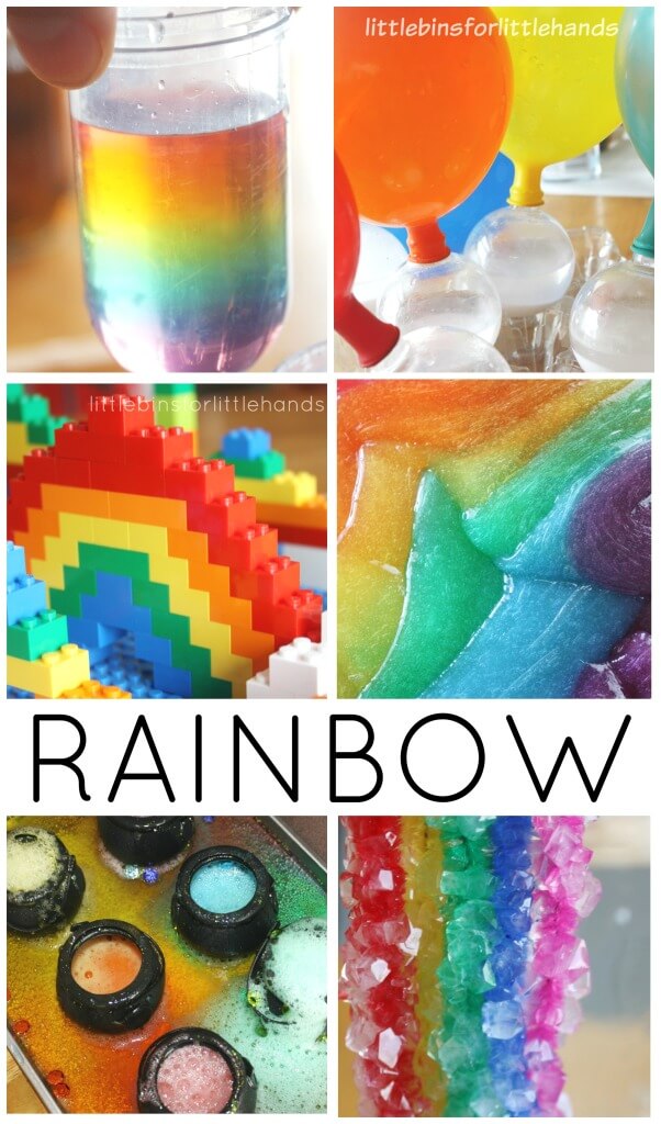 Rainbow Science Math Activities St Patricks Day