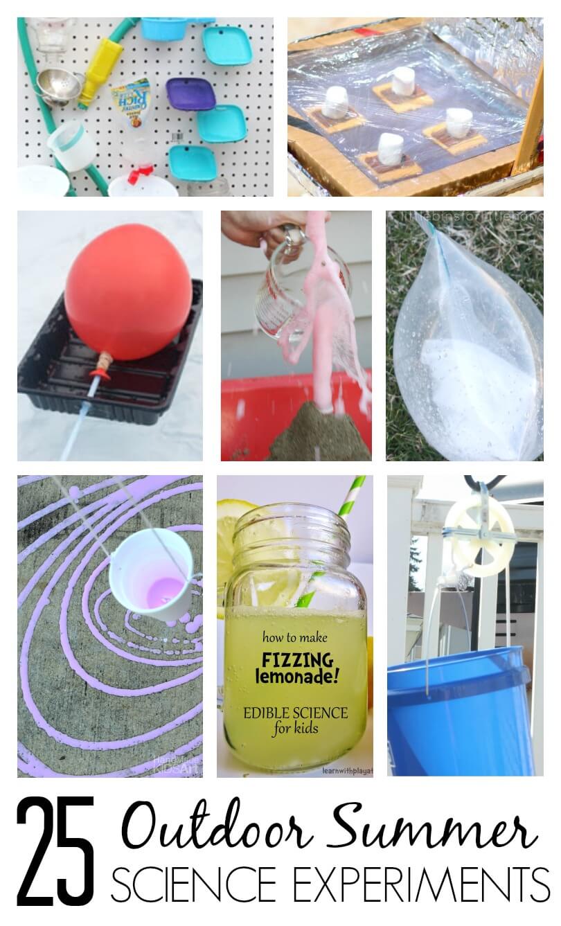 Summer Science Experiments for Outdoor Science Play