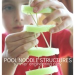 Pool Noodle Structures Building with Toothpicks Summer Engineering