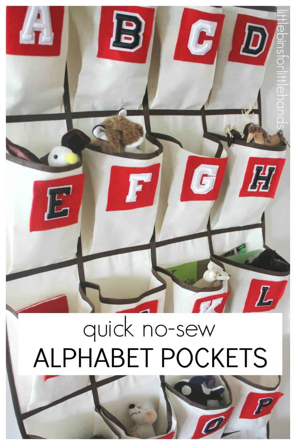 DIY Alphabet Pockets