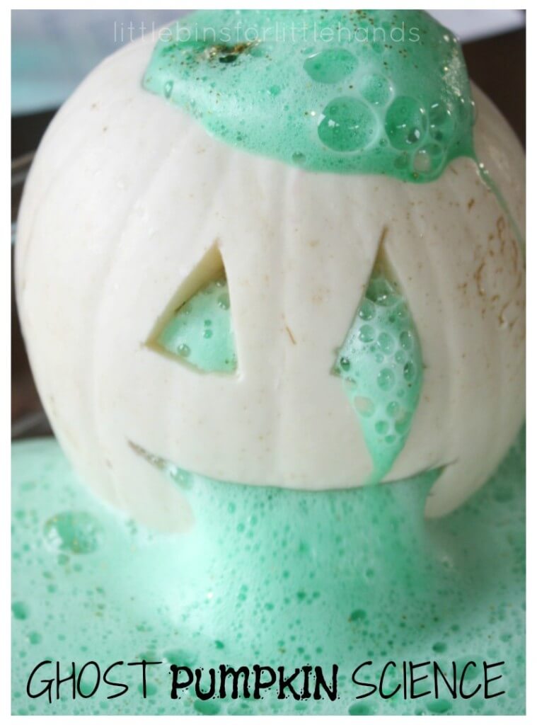 Halloween Ghost Pumpkin Science Activity Baking Soda Science