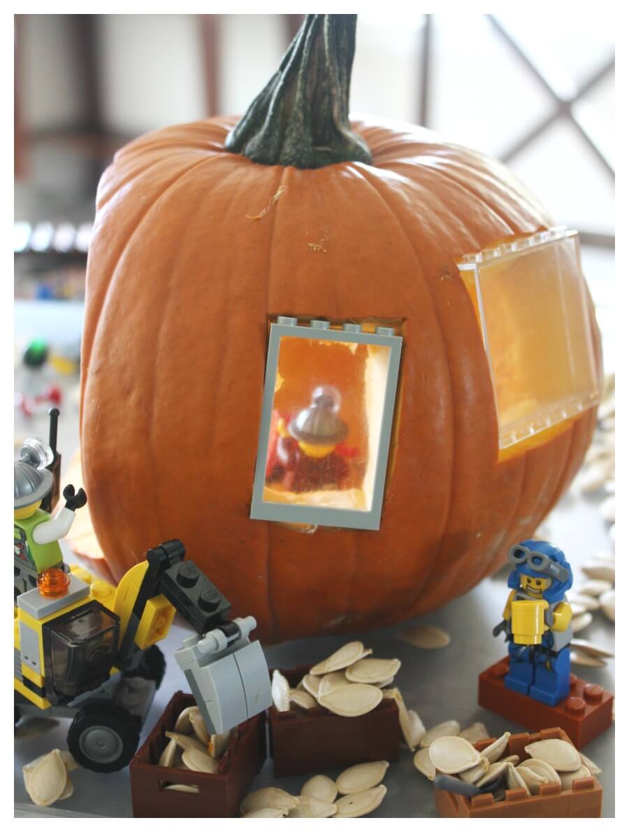 LEGO Pumpkin Play Small World And Fall STEM