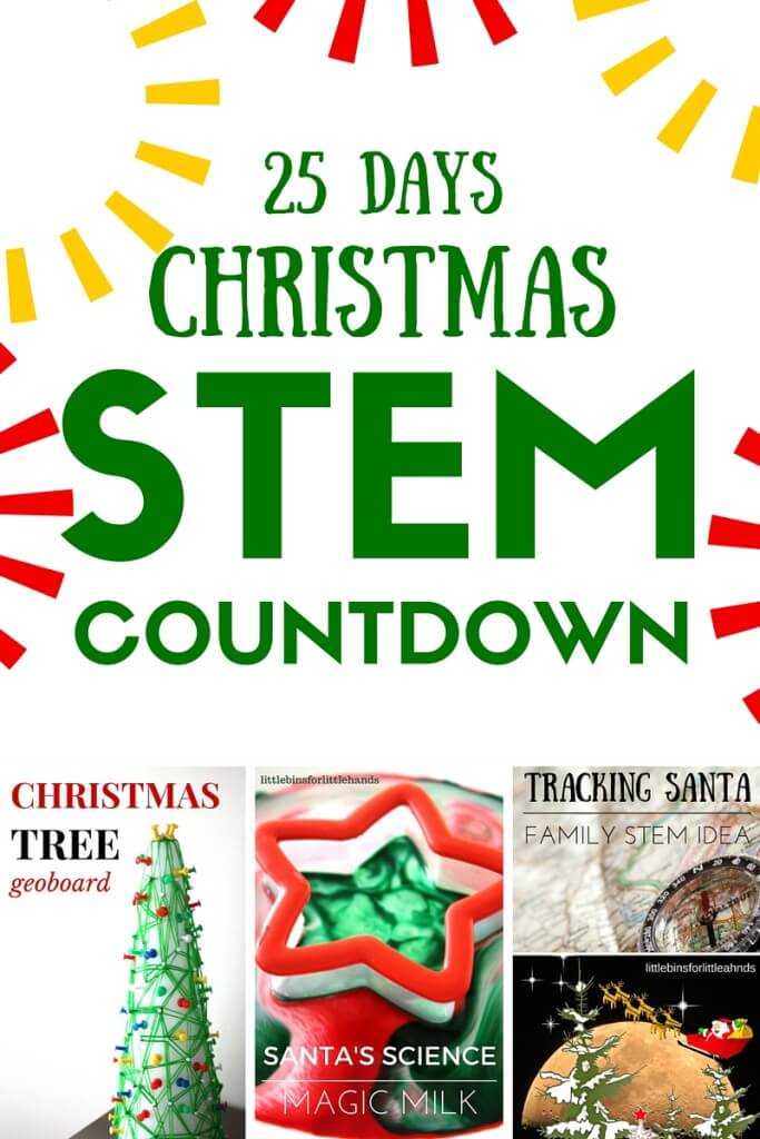 25 Days of Christmas STEM Countdown Calendar Advent