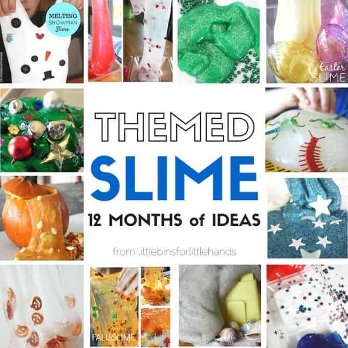 Year Themed Best Slime Ideas Holiday Slime Ideas for Seasonal Science and Sensory Play