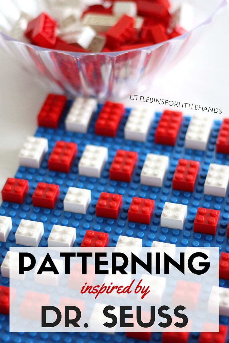 LEGO Dr Seuss Patterning Math Activity for Kids STEM
