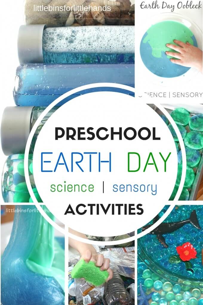 Preschool Earth Day Activities Science and Sensory Play