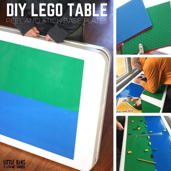 DIY Folding LEGO Table! Easy and Homemade LEGO hack!