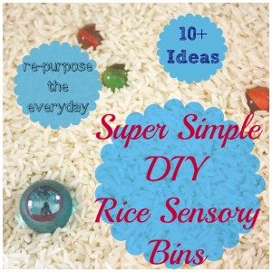 10 Rice Sensory Bins