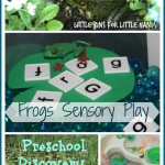 Frogs Sensory Play and Activities