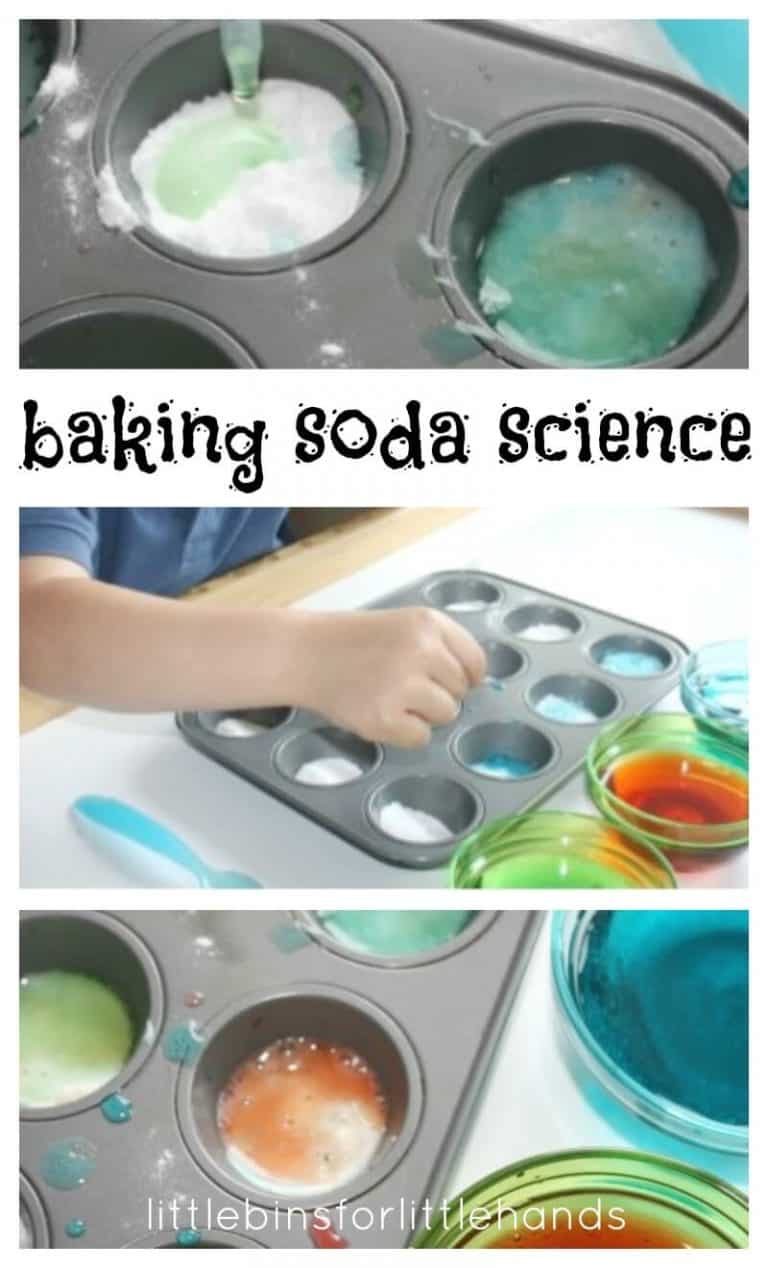 Simple Preschool Baking Soda Science Activity