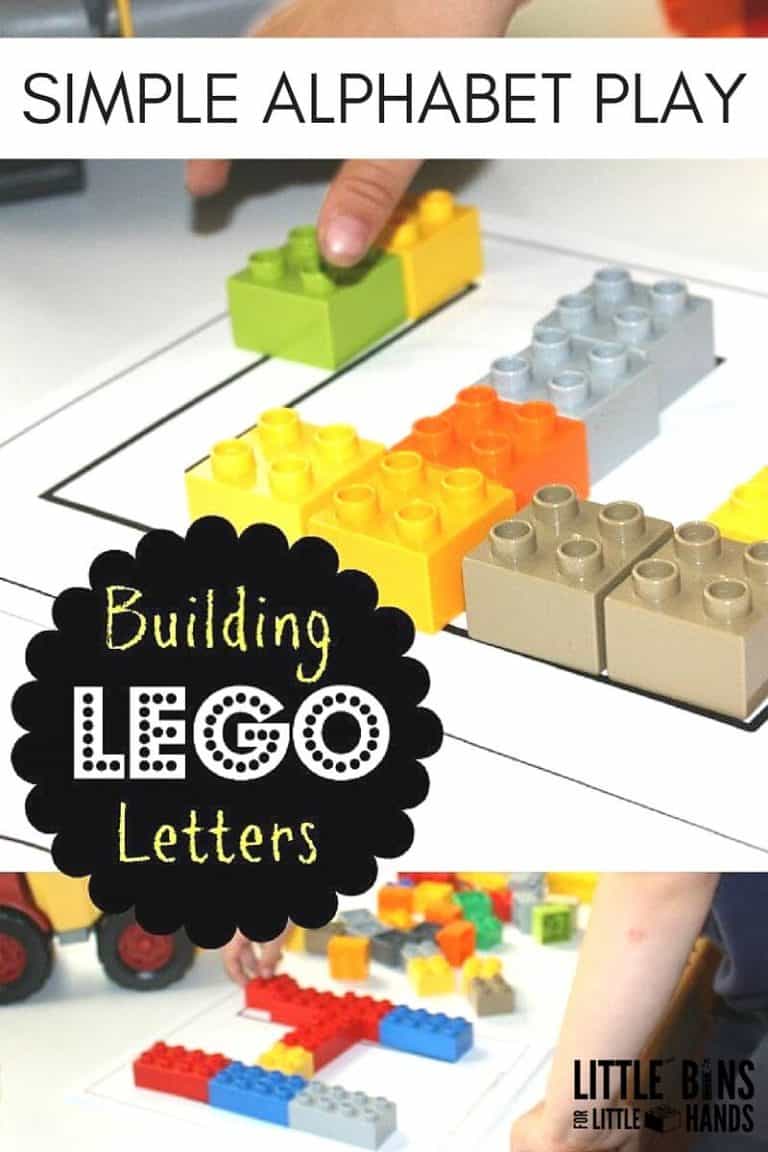 LEGO And Unifix Alphabet Building Activity For Kids