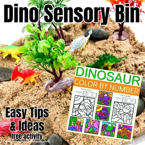 Dinosaur Sensory Bin