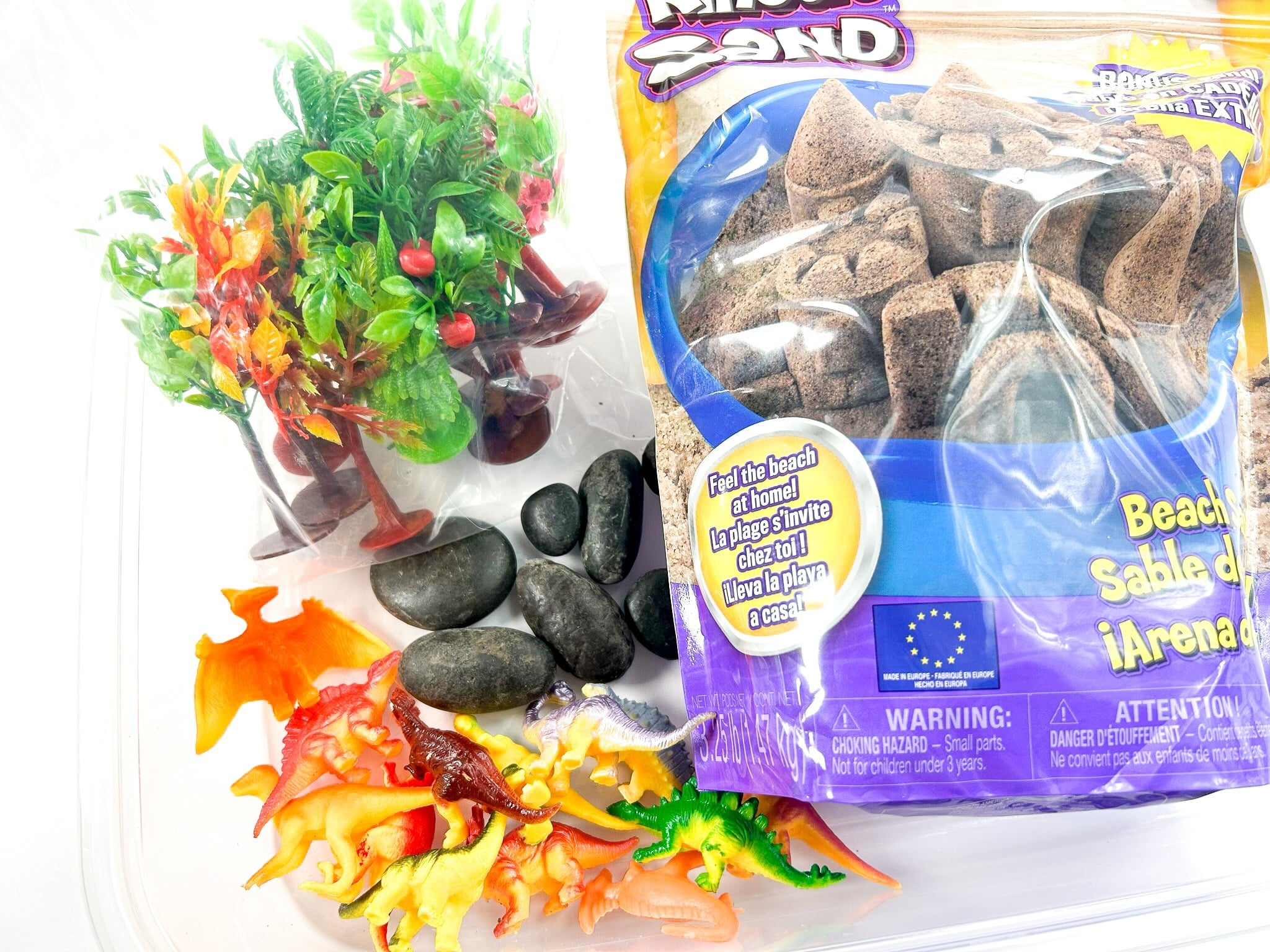 Dinosaur Sensory Bin - Little Bins for Little Hands