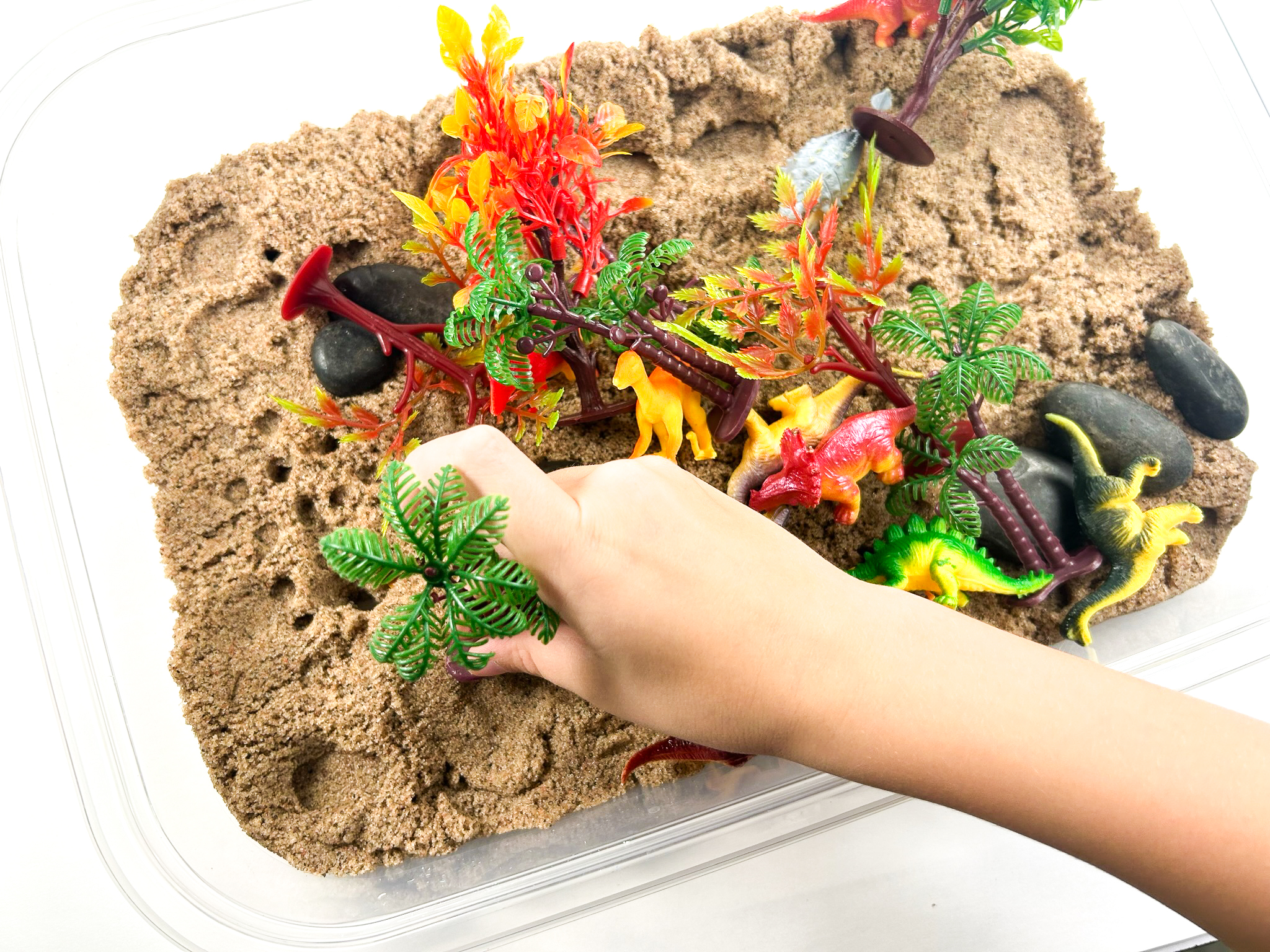 Dinosaur Sensory Bin - Little Bins for Little Hands