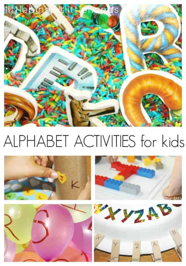 More Simple Back to School Alphabet Activities for Kids
