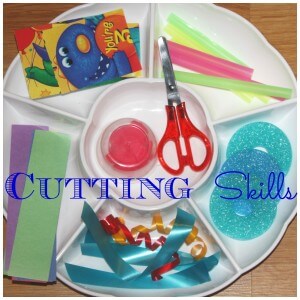 cutting skills tray