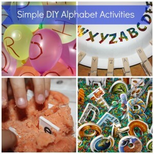 simple alphabet activities collage