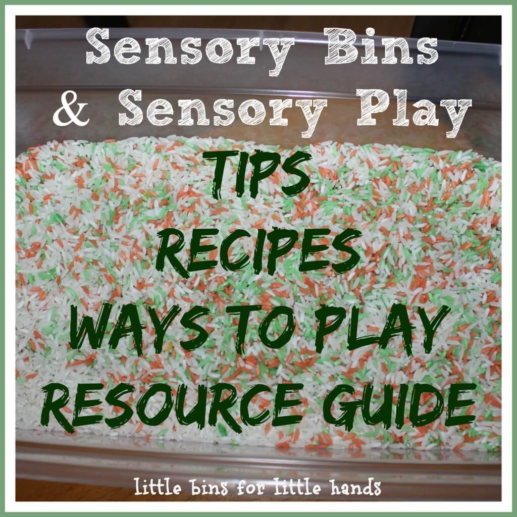 Sensory Bin Resource Page
