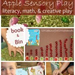 Ten Apples Sensory Bin Play Book And Bin Series With Ten Apples Up On Top