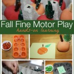 fall pumpkins and apples fine motor games and sensory play