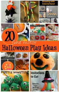 20 Fine Motor Halloween Play Ideas