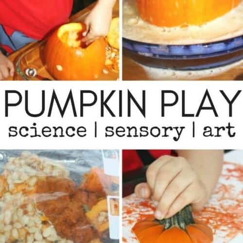 Easy Pumpkin Sensory Activities