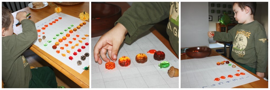 graphing simple fall learning activity