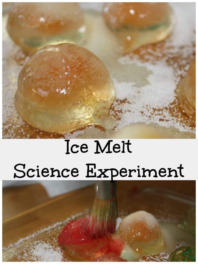 Ice Melt Science Experiment {Saturday Science}