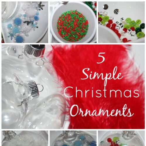 Clear Ornament Ideas For Preschoolers