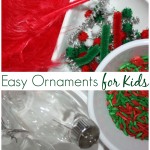 Easy ornaments for kids Christmas activities