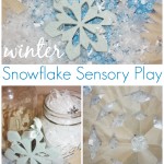 Winter Snowflake Sensory Play