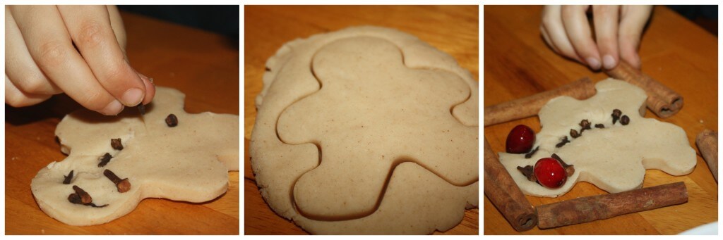gingerbread me play dough decorating
