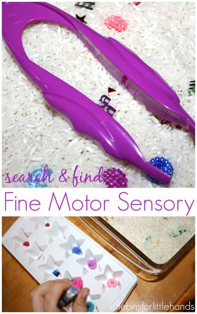 Confetti Fine Motor Skills Sensory Play Search and Find