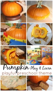 Pumpkin Activities for Preschool play and learn