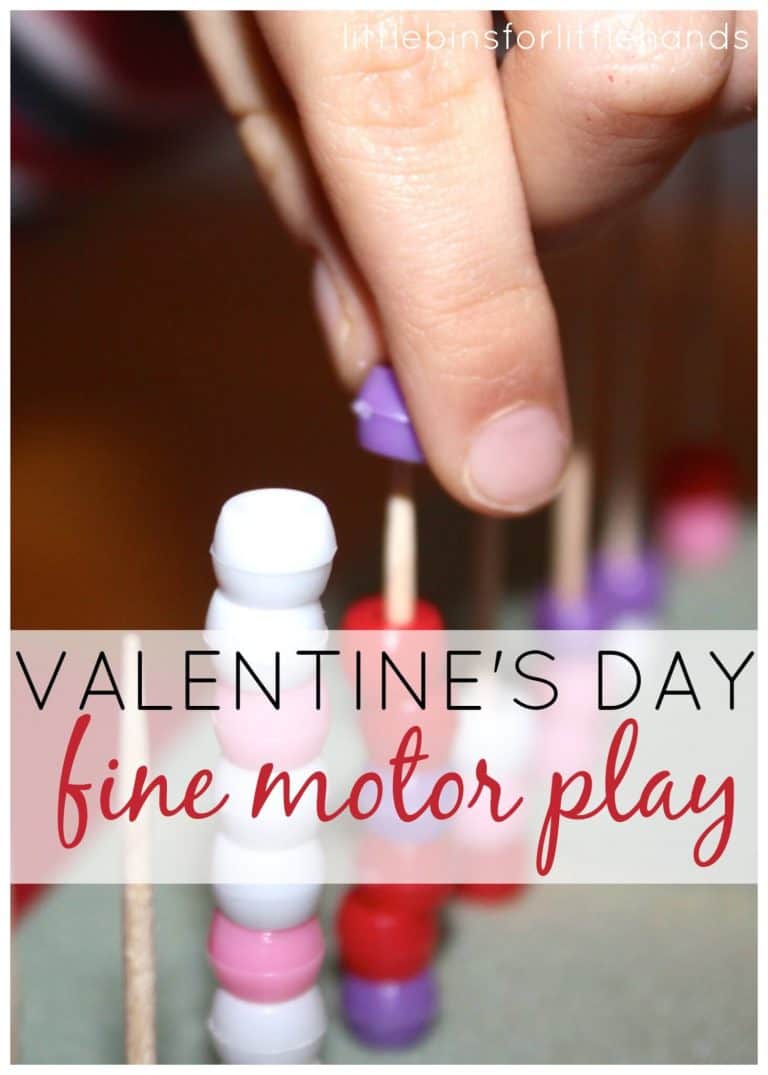 Simple Valentines Fine Motor Skills Activities