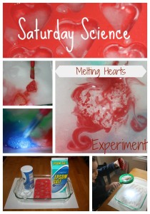 heart ice science experiment activity