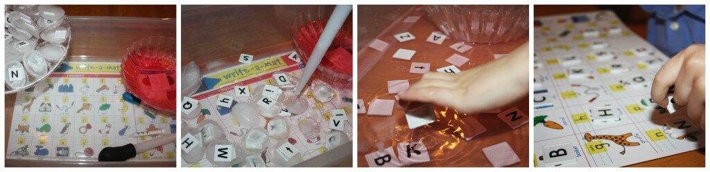 Icy Early Learning Letter Melt & Match Activity