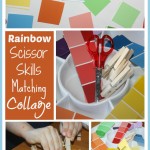 Rainbow Scissors Skills Matching & Collage
