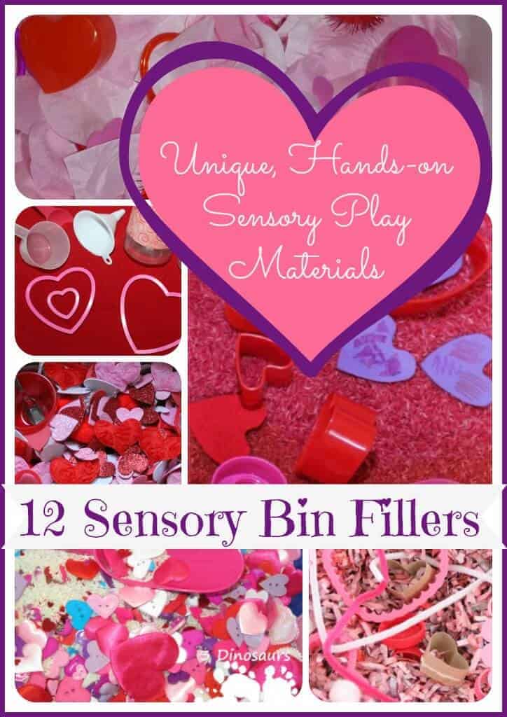 Valentines Sensory Bin Fillers