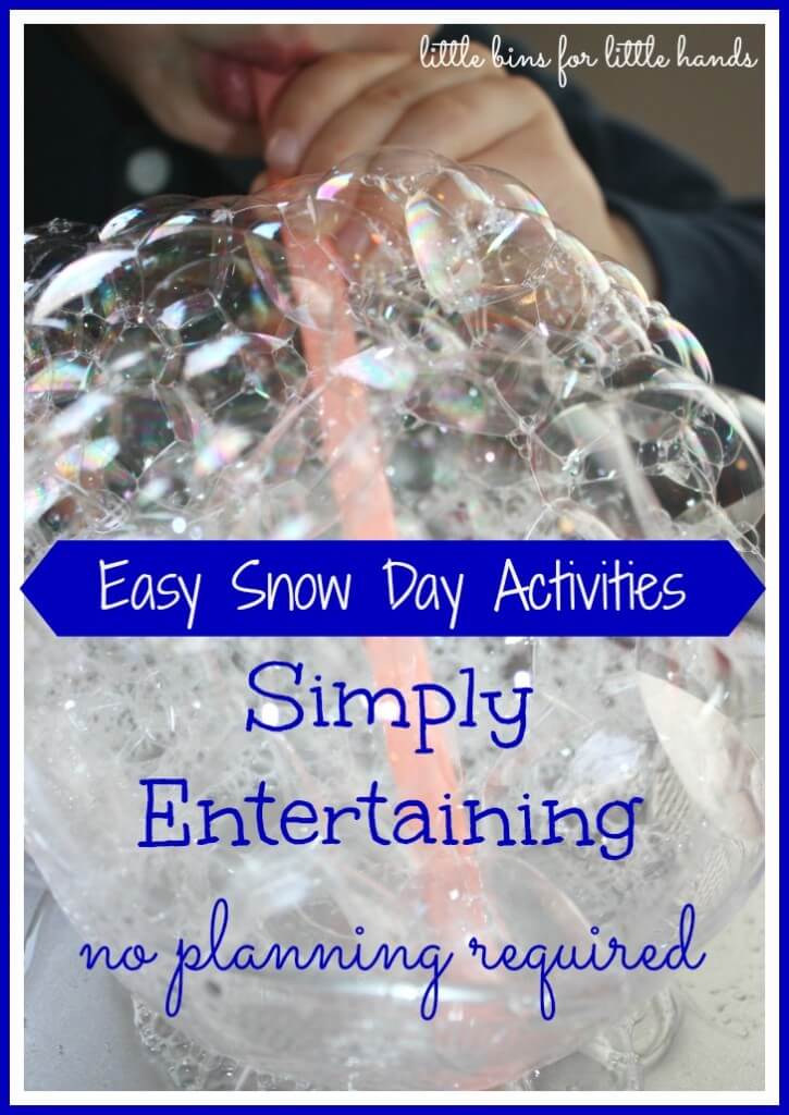 easy snow day activities