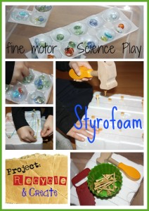 styrofoam activities play