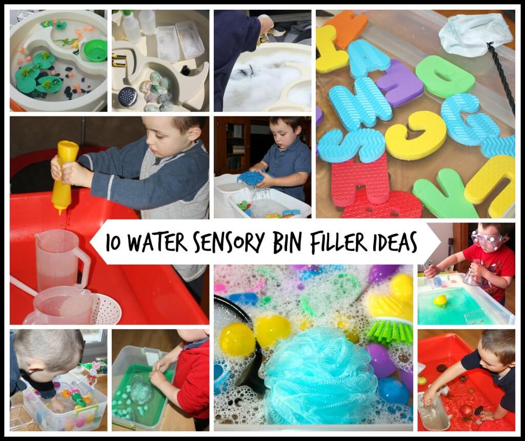 10 Water Sensory Bin Fillers