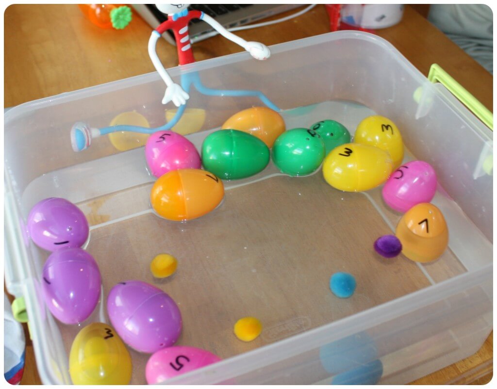 Easter Egg Science Sink Activity