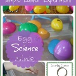 Easter Egg Sink Science Experiment